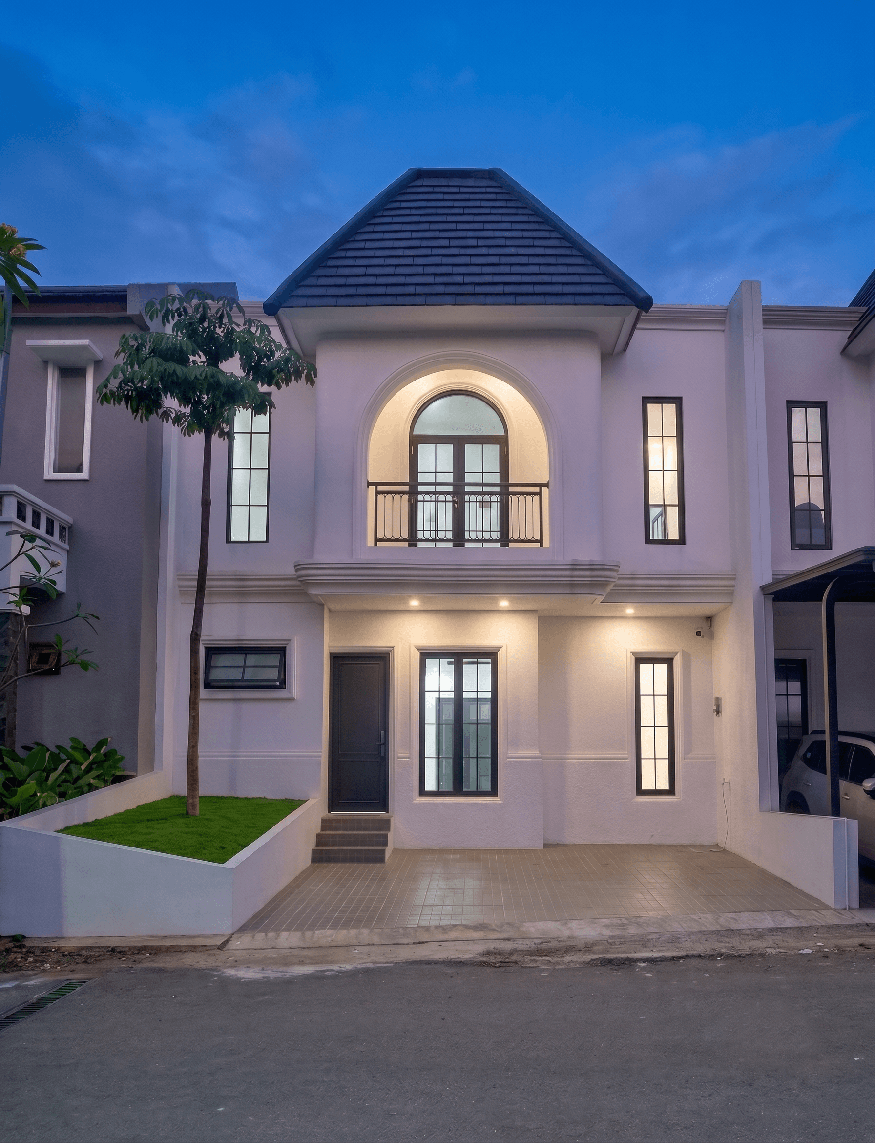 Facade Nirwana Townhouse Jakarta selatan