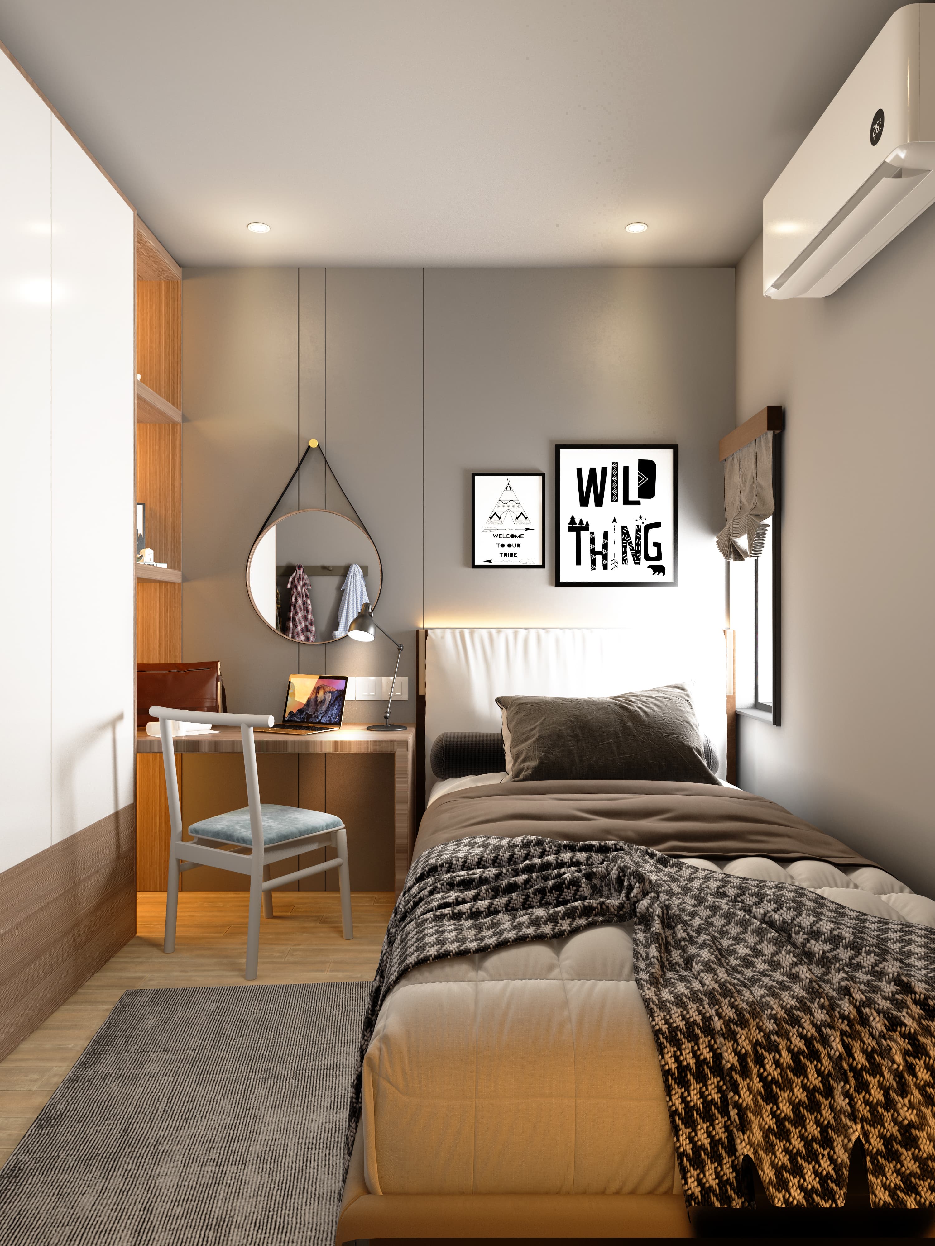 Jasa render 3D Bedroom